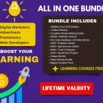 All in One Bundle (Courses, Themes, Ebooks, Graphic packs) LIFETIME Validity
